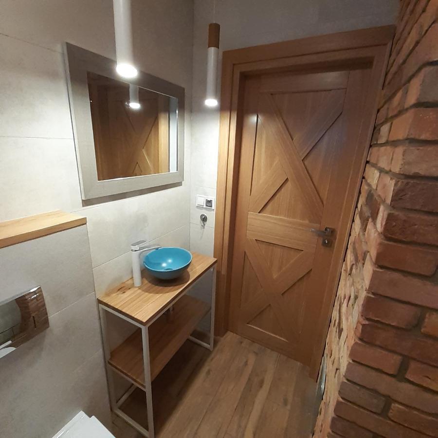 Pastelowy Domek Z Balia Elektryczna Z Jacuzzi Zalakowo Exterior foto